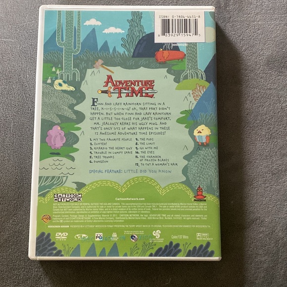 Adventures Time “ my two favorite people” DVD with special poster card in case - Picture 5 of 5
